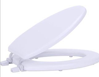NEW White Soft Padded Elongated Toilet Seat – 19 Inch