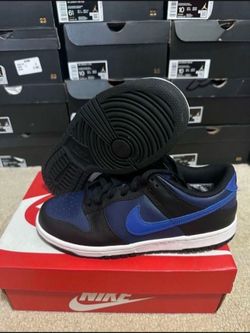 Nike Dunk Low Midnight Navy Game Royal Black DH9765-402 Size7Y Brand New