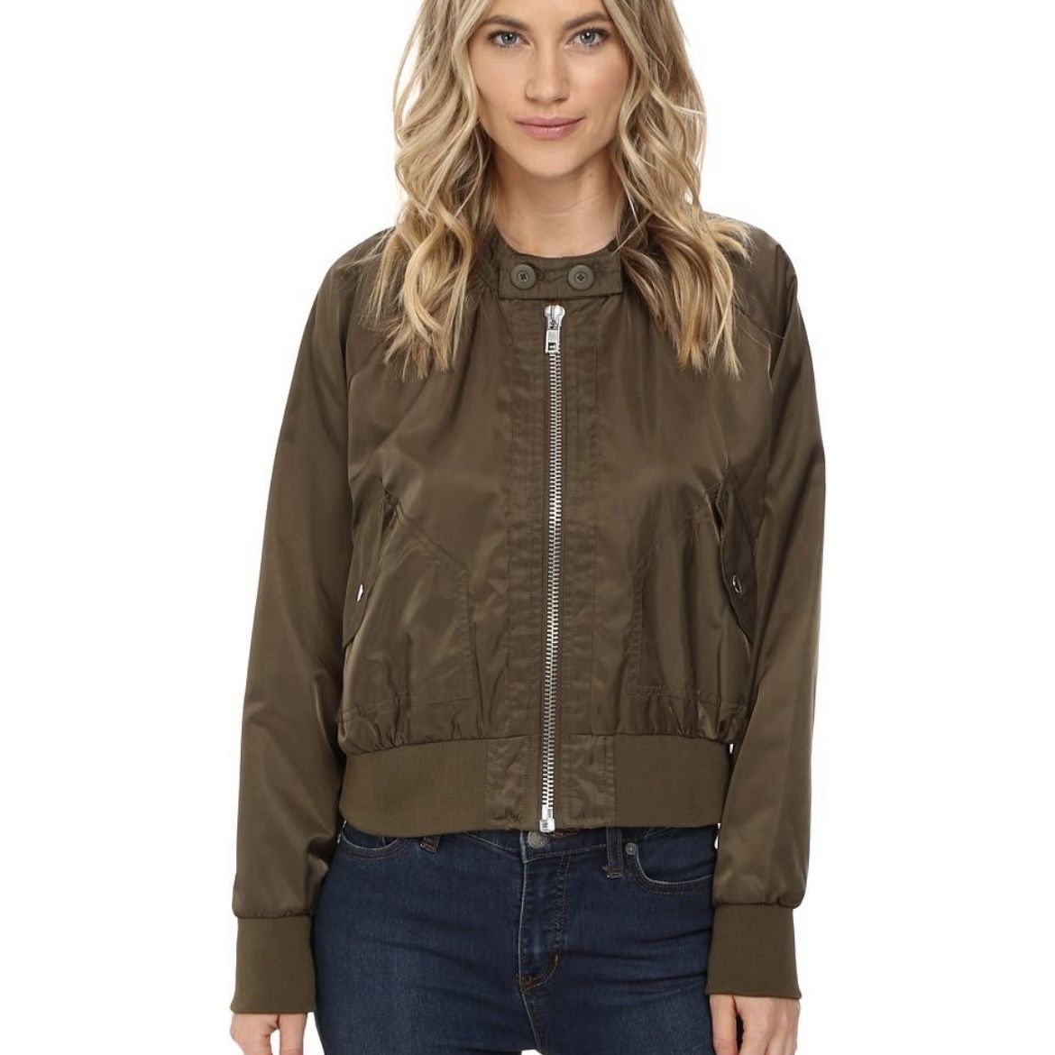 Free People Midnight Bomber Jacket, S