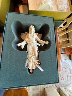 Vintage Lennox, the nativity white bisque porcelain lot. 10 box sets mint.