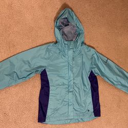Girls Columbia Rain Jacket 