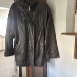 vintage Valerie Stevens Lamb, Leather Jacket