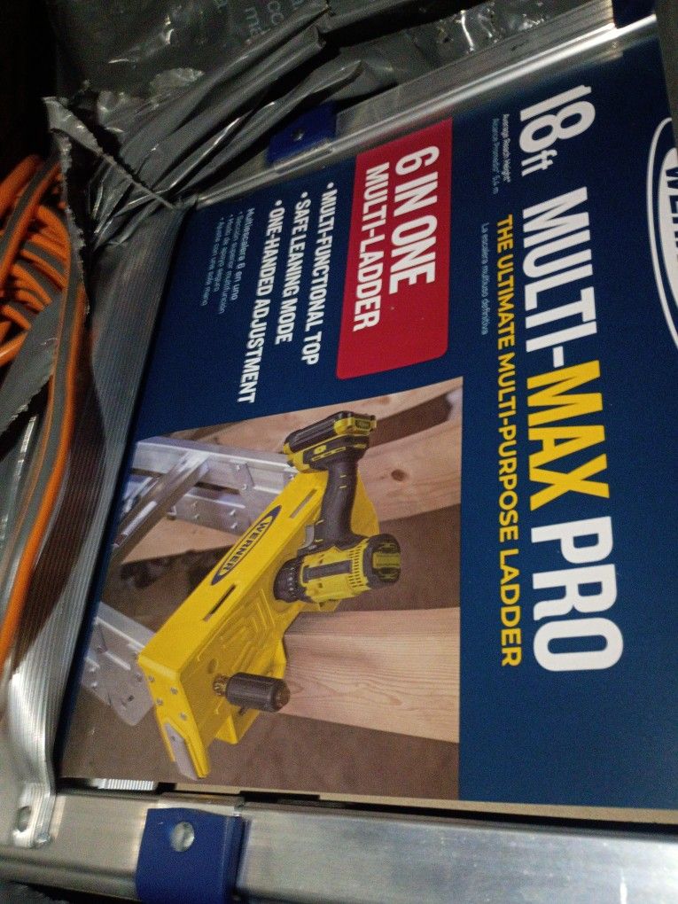 6in1 Multi Max Pro Ledders  18ft