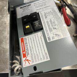 Square D 50 AMP GFCI Breaker And Enclosure