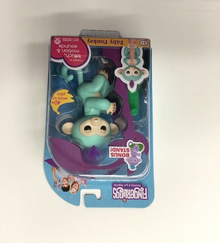 Green fingerling baby monkey