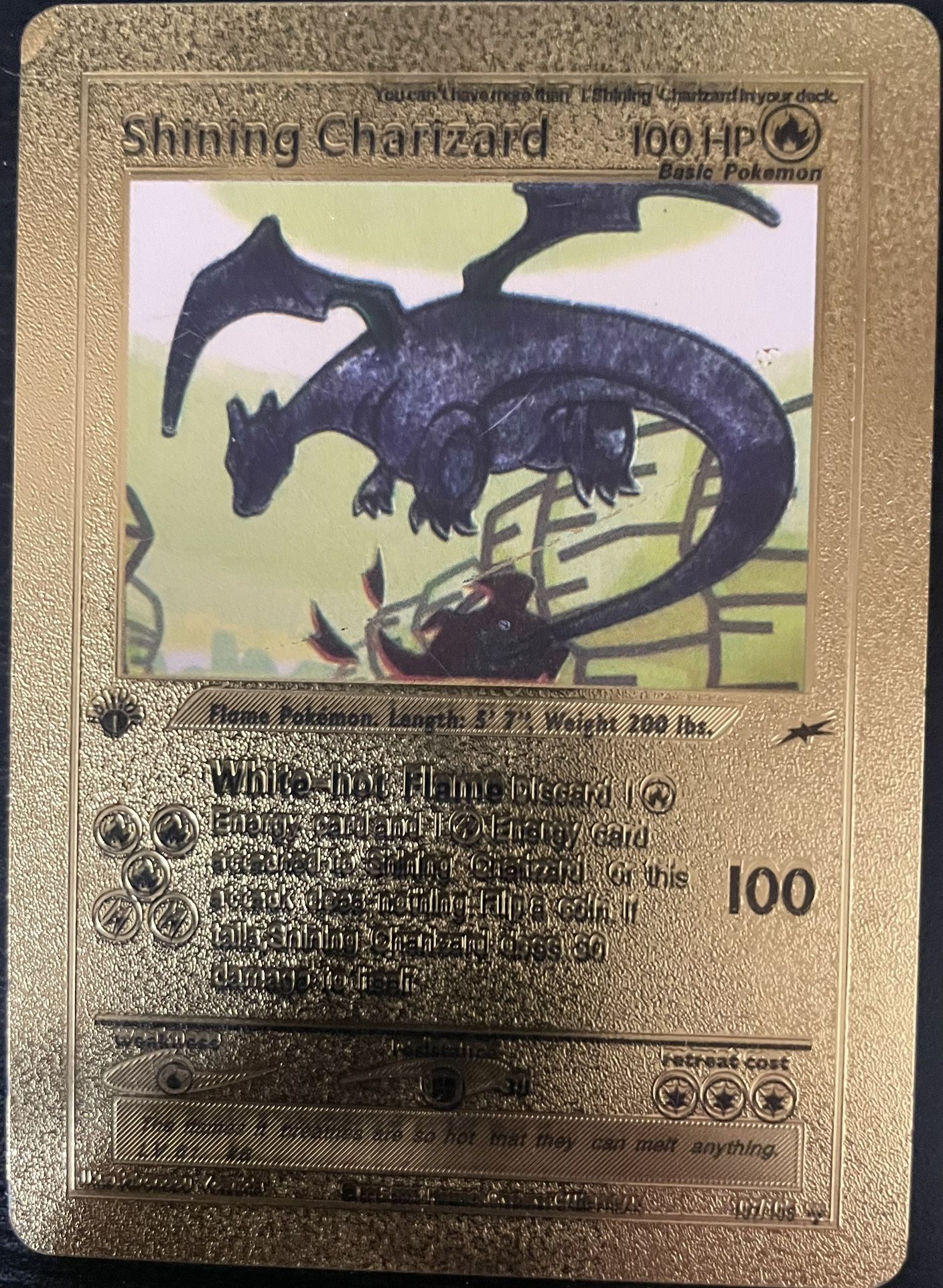 Pokémon TCG Shining Charizard Neo Destiny 107 Holo 1st Edition Shiny Holo Rare