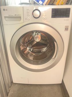 wm3500cw lg washer washing machine Runs perfect.  Just moved into a place that already has a washer and dryer.