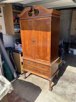 Highboy Armoire TV Cabinet