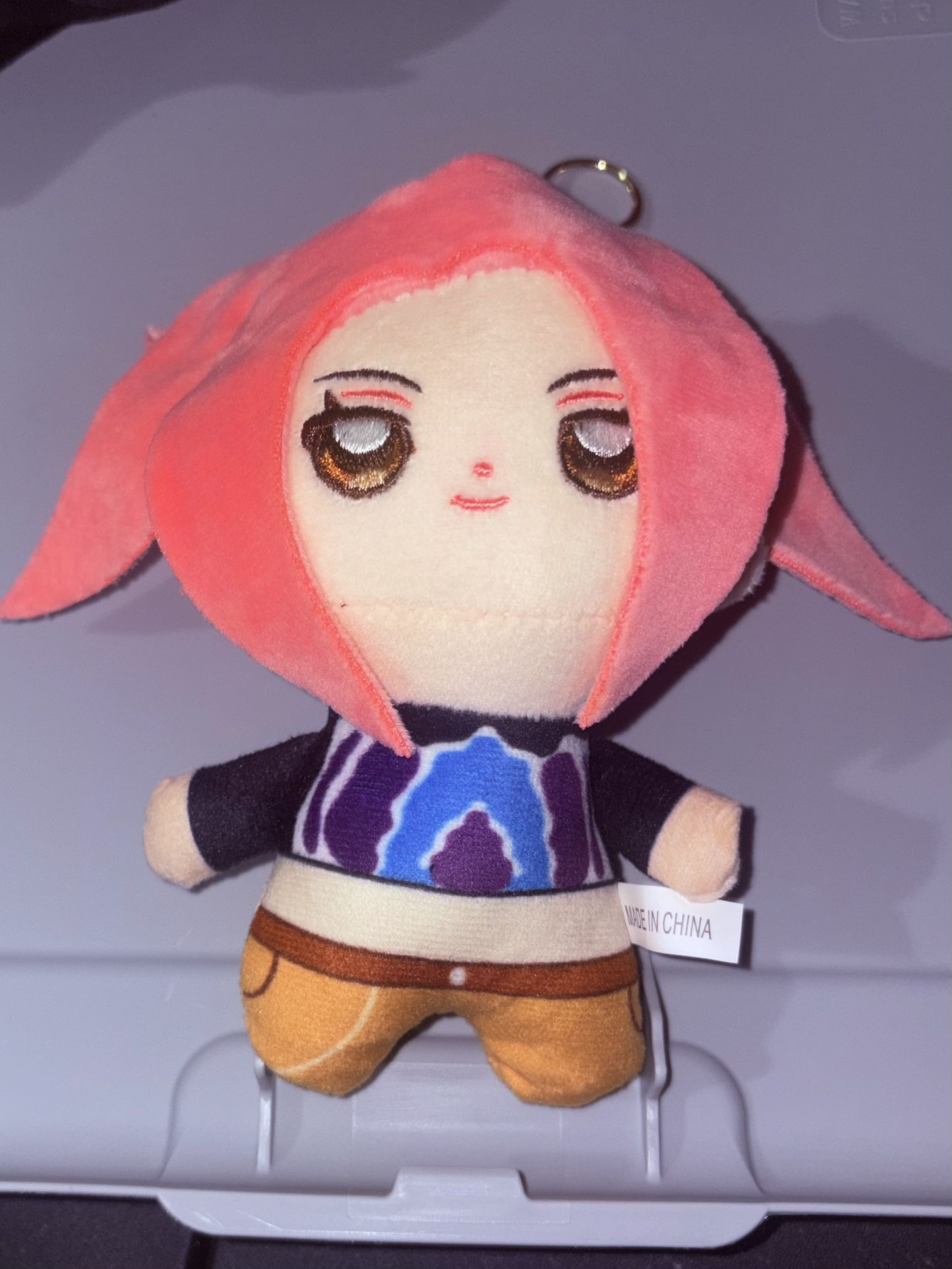 Kpop Demon Hunters Mira Plush Doll Keychain