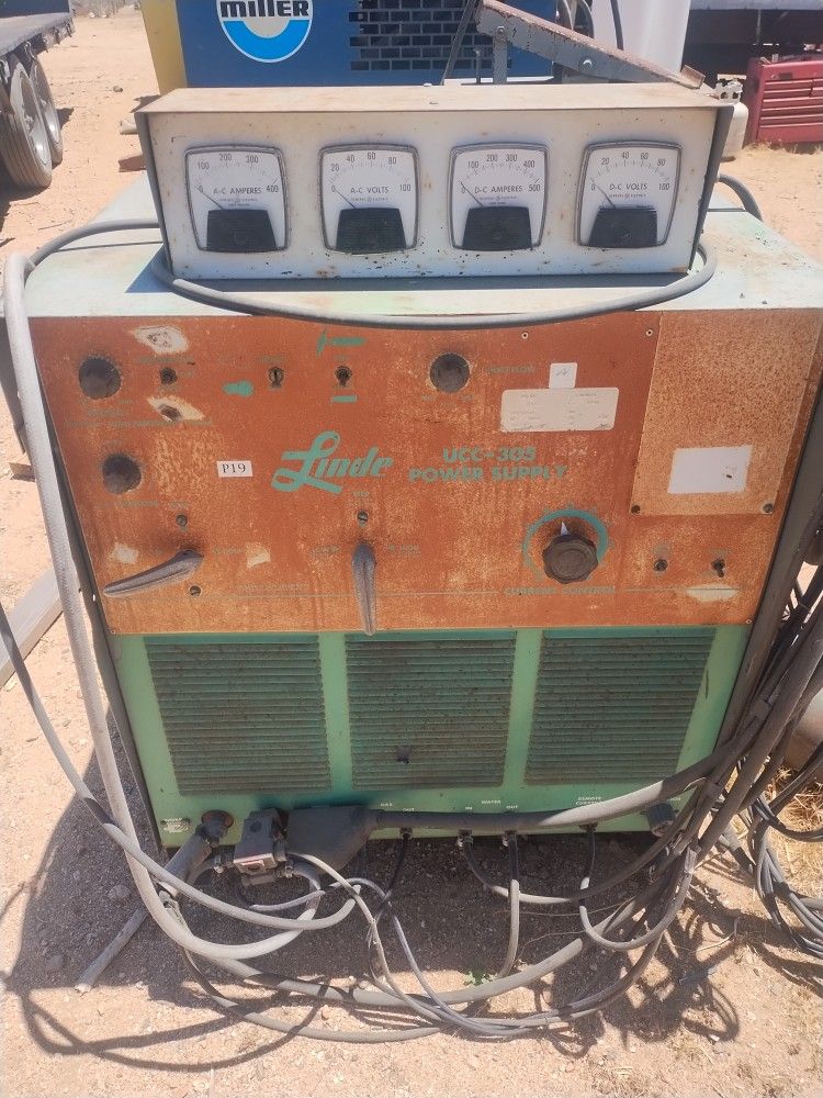 Old Linde Tig Welder And Stick Welder
