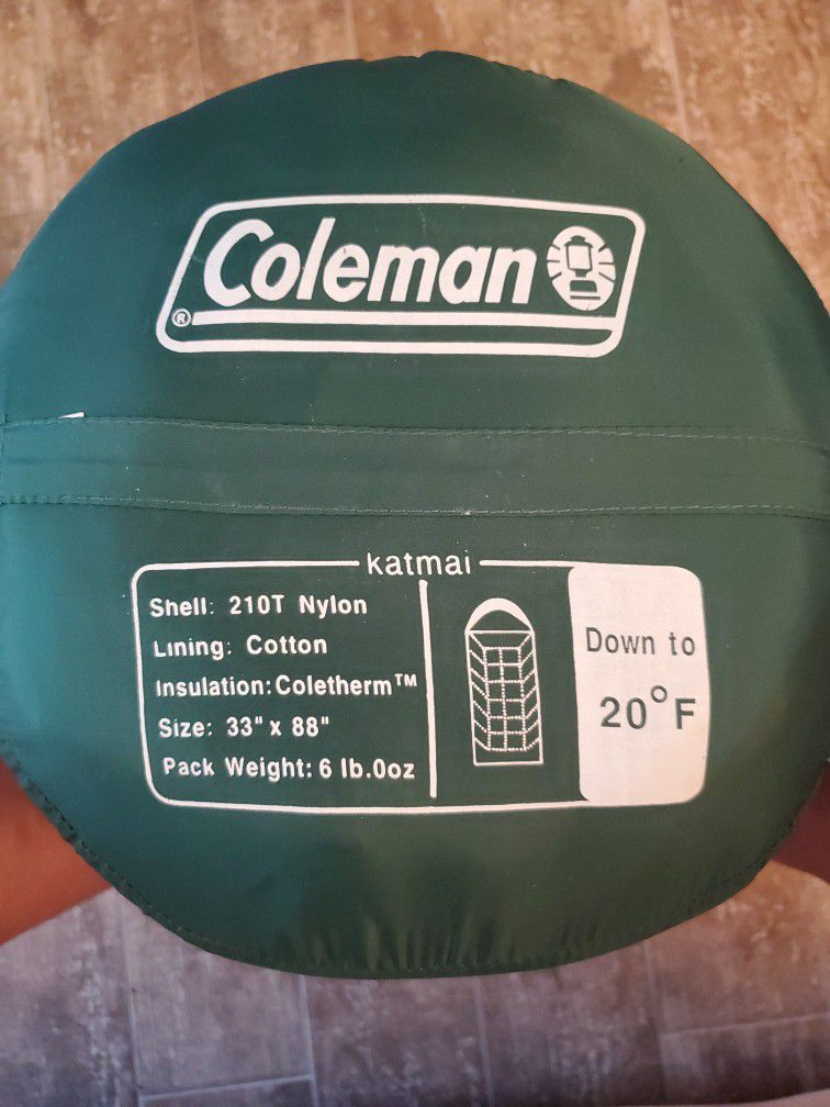 Coleman Katmai Sleeping Bag 33 "X 88 "