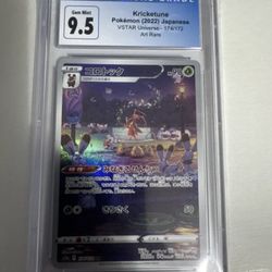 Kricketune - 174/172 - CGC 9.5 - Art Rare - Vstar Universe - Pokemon 