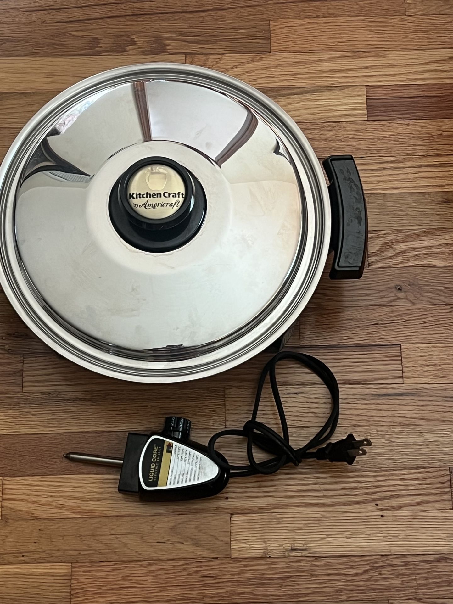 Electric Skillet / Electric Frying Pan Kitchen Craft Liquid...