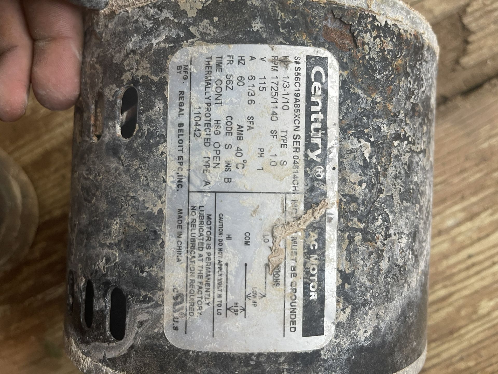 Water Cooler AC Motor