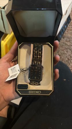 Seiko Two-Tone Dress Watch with Box