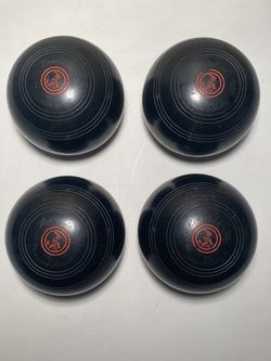 Henselite Lawn Bowl Set - Vintage