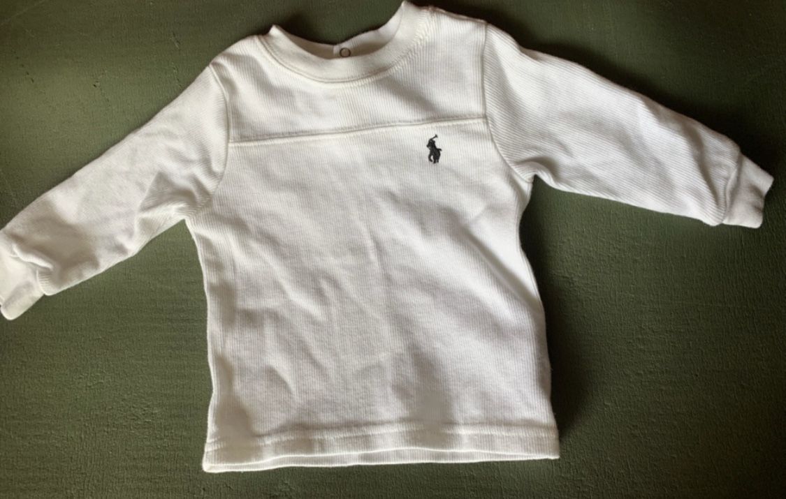 Ralph Lauren’s Baby Boys Waffle Knit Long Sleeve in 9M