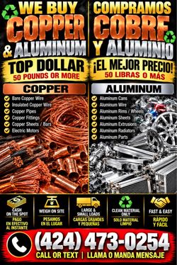 Copper or aluminum pay top dollar