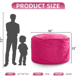 Hobestluk 3FT Bean Bag Chair Giant Bean Bag Chairs for Adults