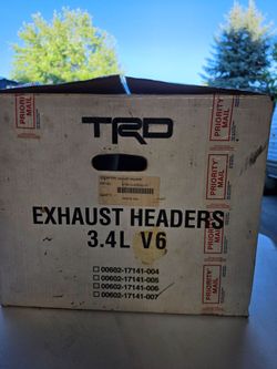 Toyota TRD v6 headers New