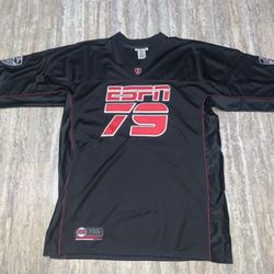 Black NFL NBA MLB vintage starter black ESPN football jersey (Size- Large) BRAND NEW- $35