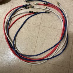 6 PRO CONNECT HIGH QUALITY AUDIO/VIDEO CABLES