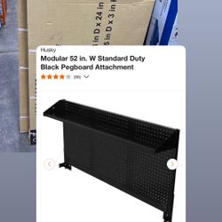Husky Modular 52 in. W Standard Duty Black Pegboard Attachment for tool box $80 each