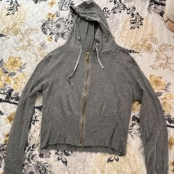 Thin Gray Hoodie 