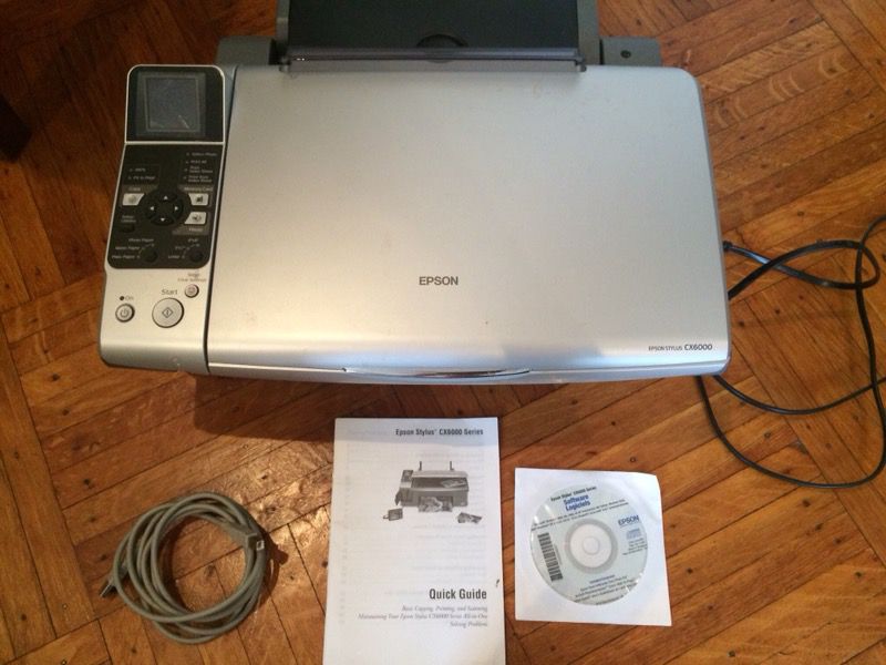 Epson printer/scanner, stylus CX6000
