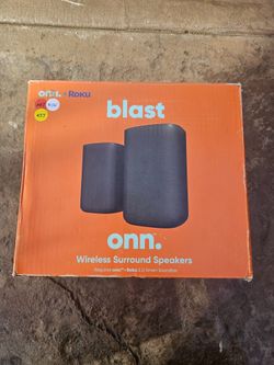 Onn Roku blast Wireless Surround Speakers 