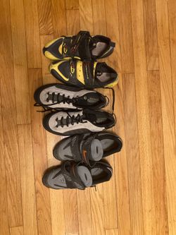 Northwave Nike and Shimano cycling shoes. Size 10