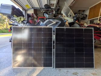 115w Renogy Biracial Solar Panels