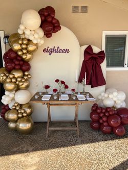 Balloon backdrop