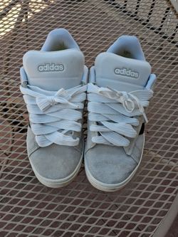 Adidas Grey and Black Shoes
