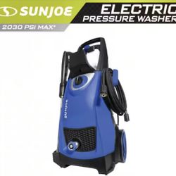 Sun Joe 1450 PSI 1.24 GPM 14.5 Amp Cold Water Corded Electric Pressure Washer, Blue