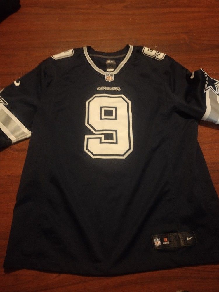 NIKE DALLAS COWBOYS TONY ROMO NAVY BLUE NFL JERSEY SIZE XL