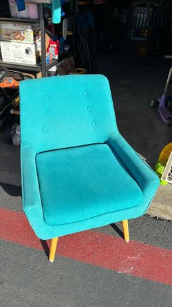 Chair, teal color