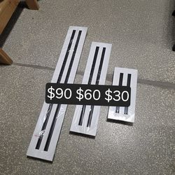 HVAC LINEAR 2 slot diffusers 1FT White AC Linear Vent for MODERN houses