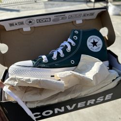 Green Converse All Star New Never Used