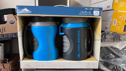 High Sierra 64oz Max-Hydrate Sport Jugs, 2-pack
