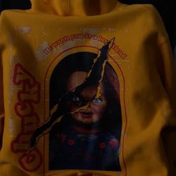exclusive Chucky hoodie and sweats