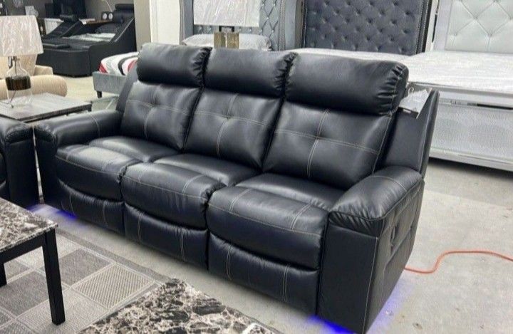 Kempten Black Power Recliner Living Room Set By ASHLEY