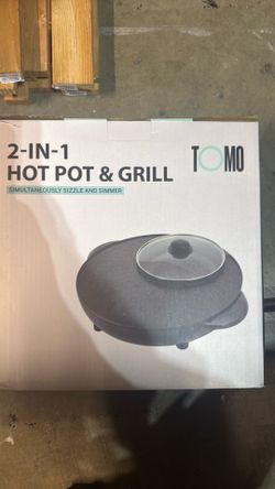 Tomo 2 in 1 hot pot & grill new in box