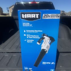 HART 20V Cordless Turbo Fan Leaf Blower (1) 4.0Ah Lithium-Ion Battery