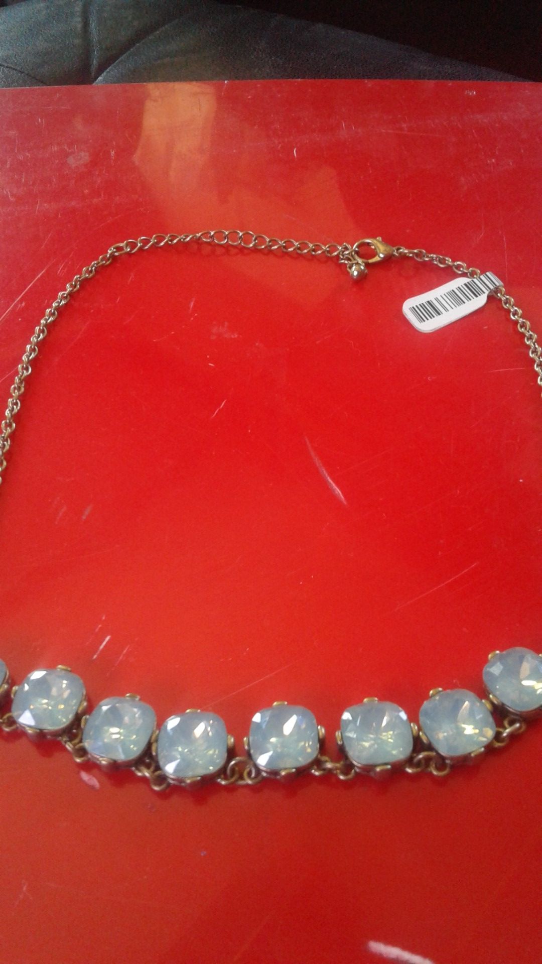 Blue choker