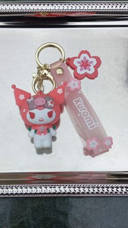 Cute Pink Spring Kuromi Keychain
