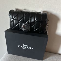 Coach Tabby Black Shoulder Bag 26