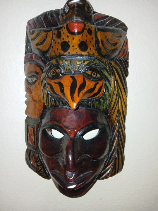 Hand Carved Wood Decoration