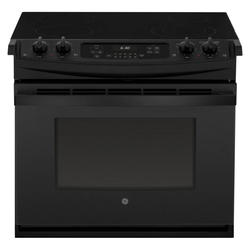 GE 30” Drop-In Electric Range – Black