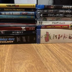 Blu Rays Movies Collection Lot